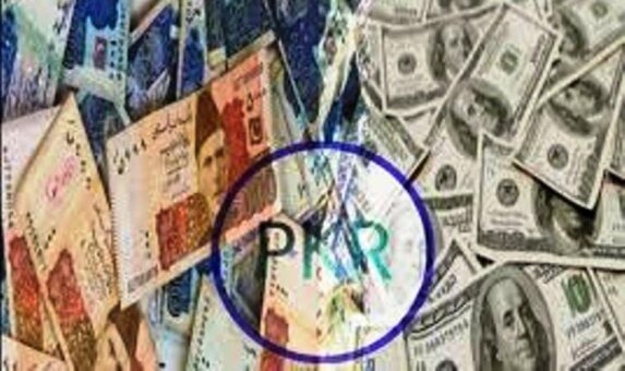 Rupee falls by 22 paisas against dollar