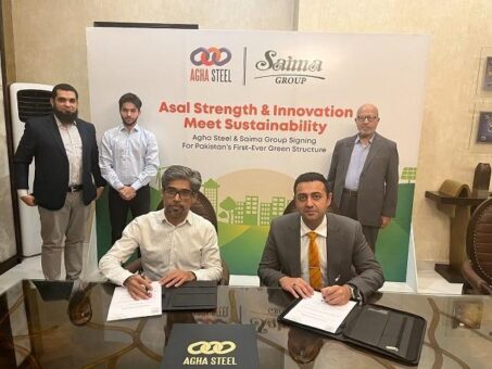 Agha Steel, Saima Group launch green housing structure project