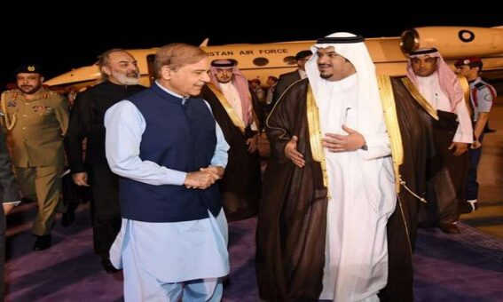 Prime Minister Shehbaz arrives Saudi Arabia to attend FII Summit