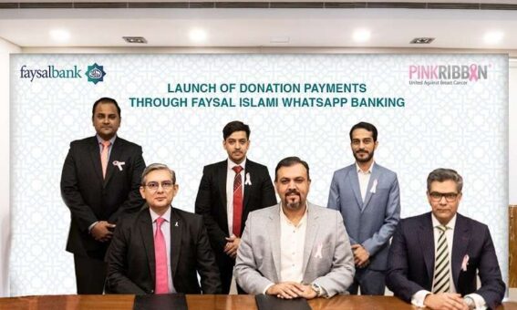 Faysal Bank enables donations through WhatsApp