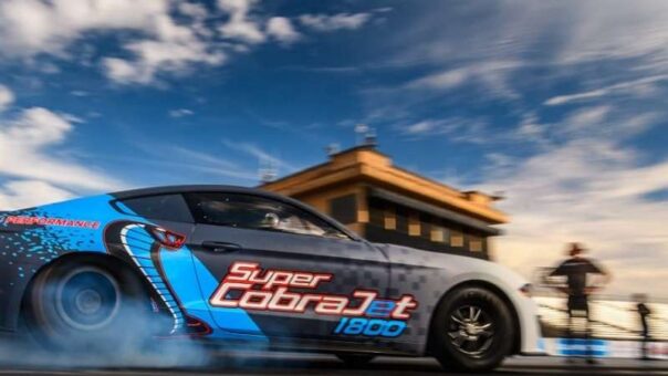 Ford unveils electric Mustang Super Cobra Jet 1800