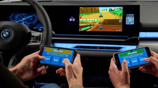 BMW Group revolutionizes in-car entertainment with AirConsole gaming in BMW 5 Series