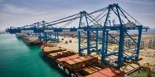 Shipping Activity at Port Qasim on August 29