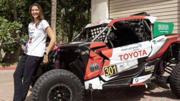 Saudi Rally Driver Dania Akeel Makes History
