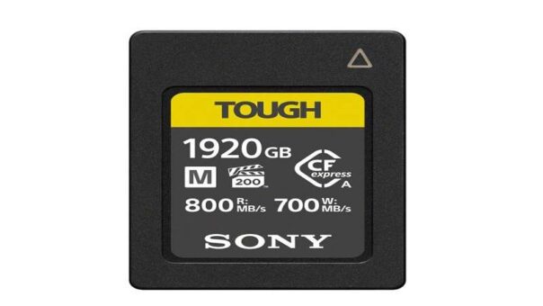 Sony introduces High-Capacity CFexpress Type A Memory Cards