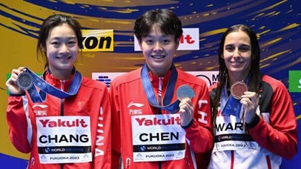 China’s Dynamic Duo Dominates Women’s Diving Worlds