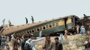train accident Nawabshah