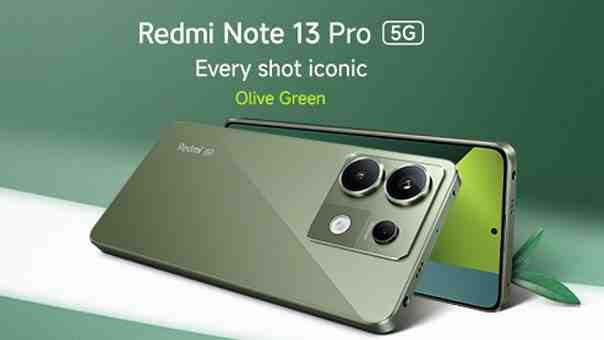 Price of Redmi Note 13 Pro Olive Green Color