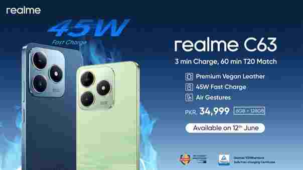 Realme C63: The 45W Charging Smartphone Under Rs 35,000