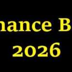 Pakistan Finance Bill 2026
